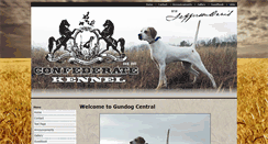 Desktop Screenshot of confederatekennel.com